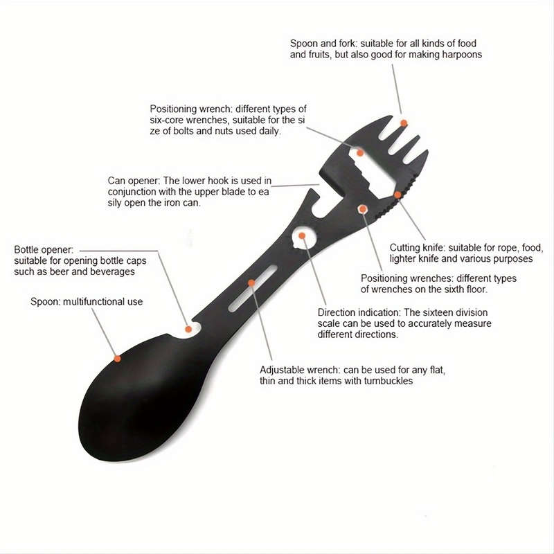 1 x Durable Stainless Steel Multi-Purpose Camping Fork
