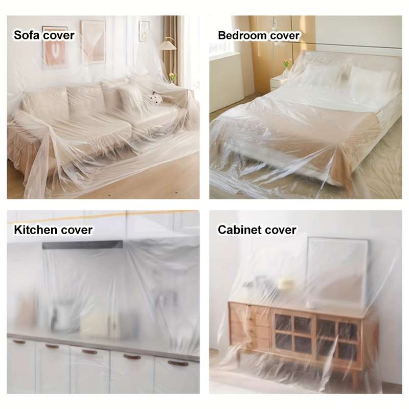 Waterproof Disposable Furniture Dust Cover