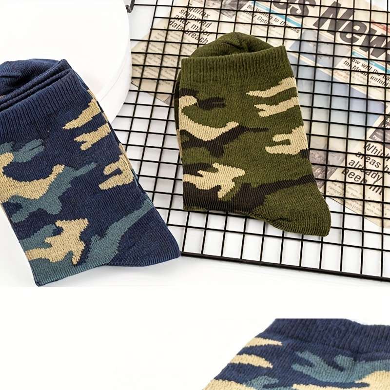 3-Pack Men's All Season Camouflage Socks