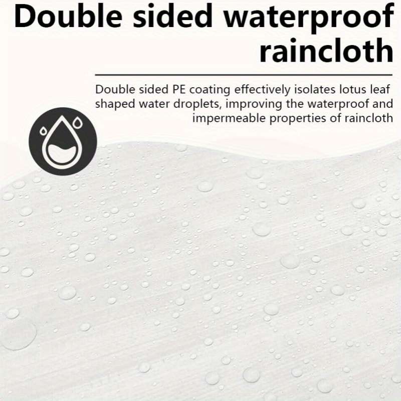 Heavy Duty White Waterproof Tarp With Metal Grommets