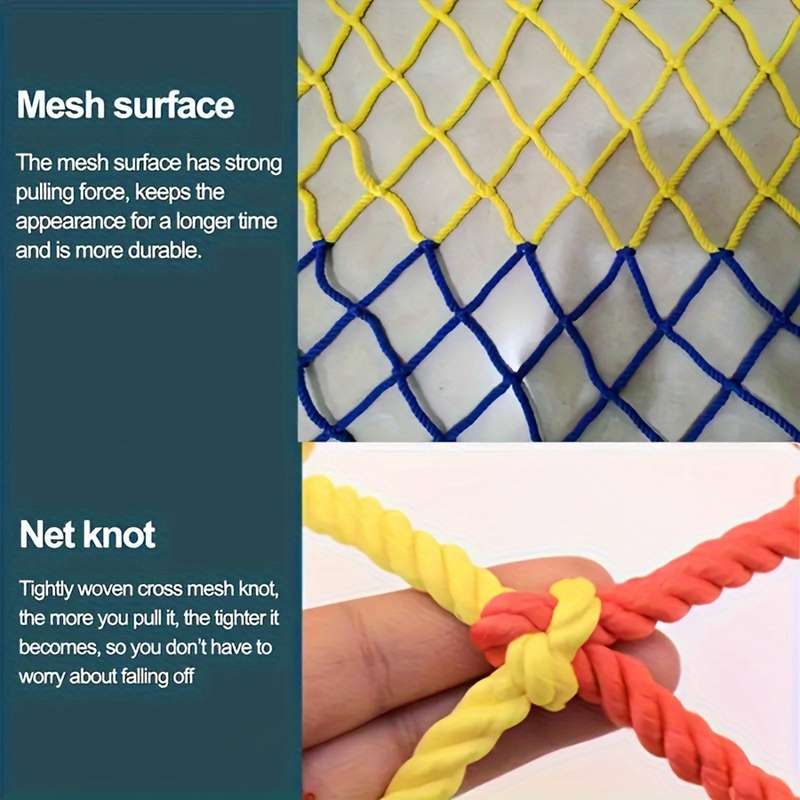 Colorful Nylon Climbing Net For Plants And Decoration