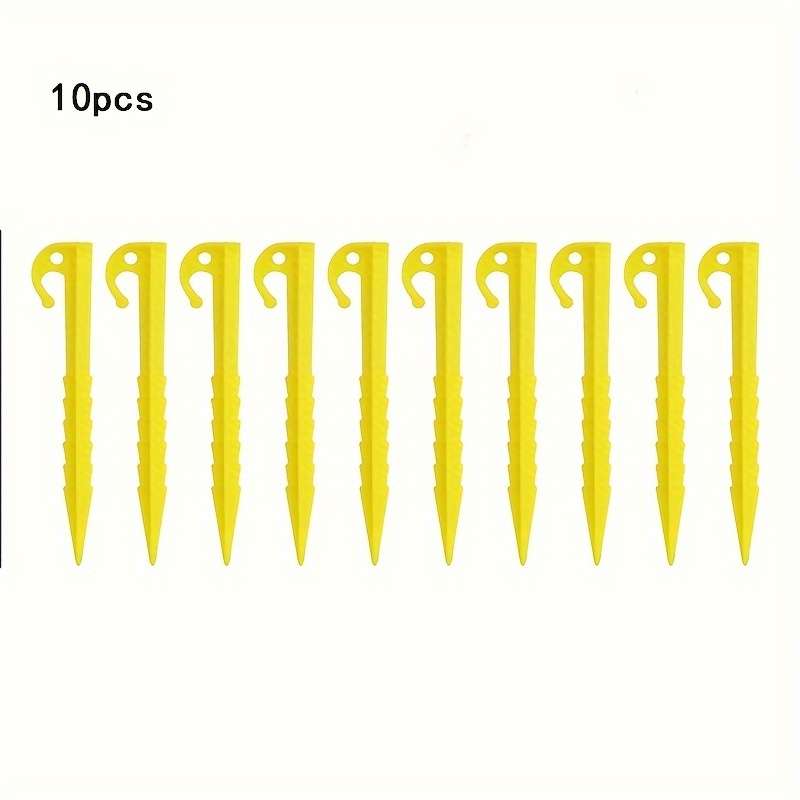 Heavy Duty 5-Inch Tent Pegs With Sharp Hooks