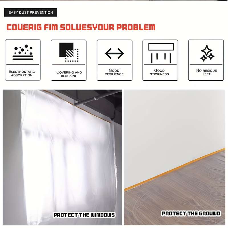 Waterproof Disposable Furniture Dust Cover