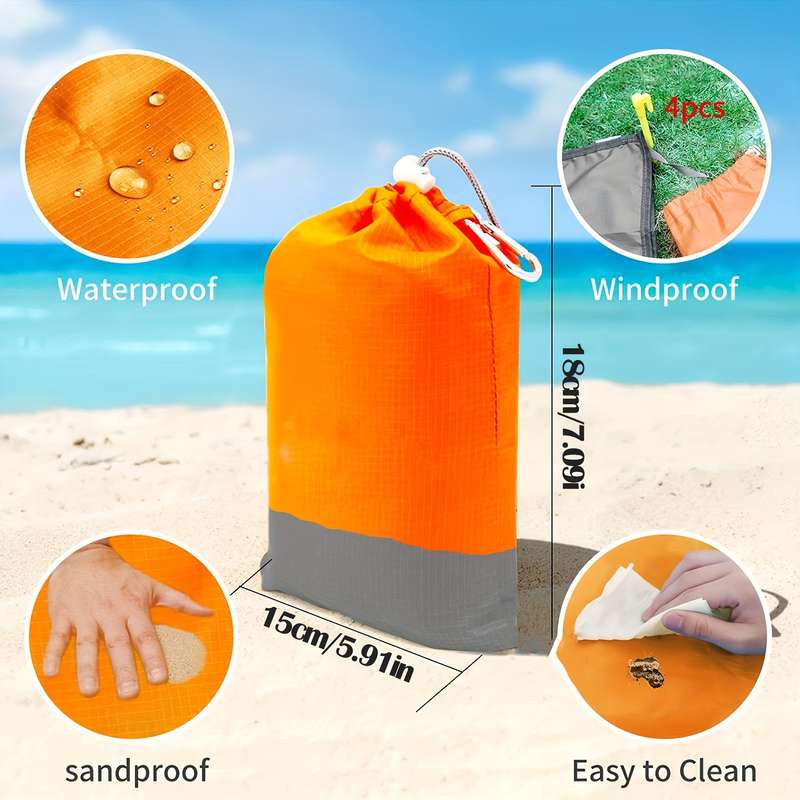 1 x Waterproof And Sand-Proof Beach Blanket