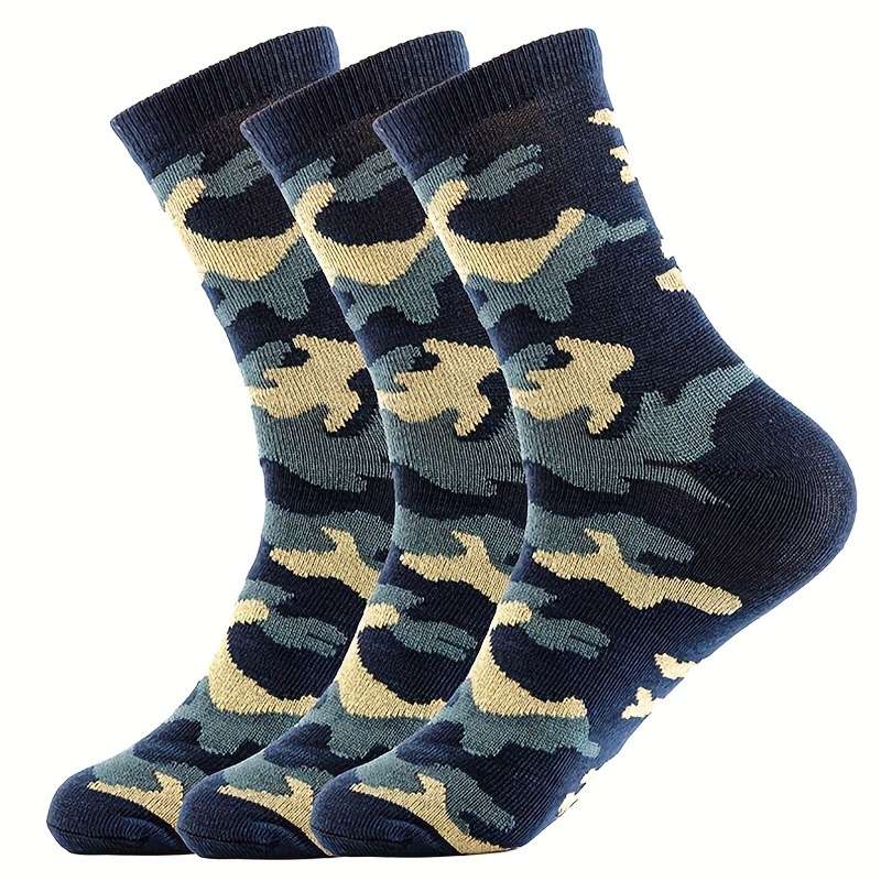 3-Pack Men's All Season Camouflage Socks