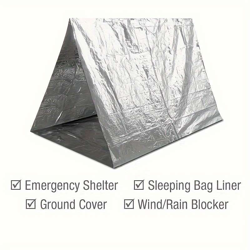 1 Silver Outdoor Blanket
