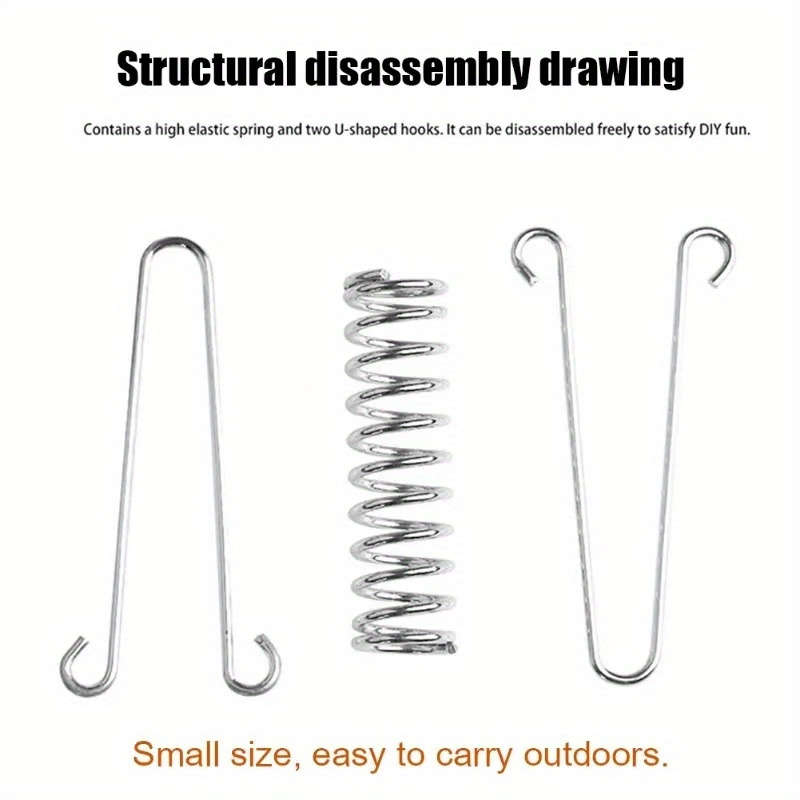 3-Pack Tent Strong Wind Spring Wind Rope Buckle