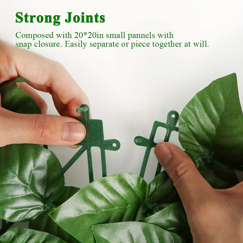 1pc Uv Protection Artificial Ivy Privacy Screen
