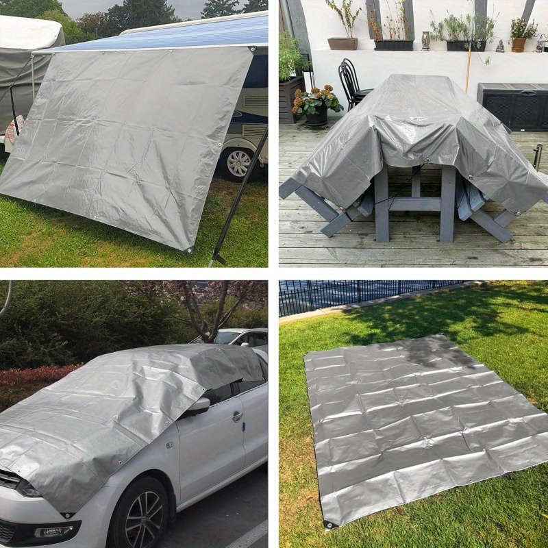 Silver Heavy Duty Waterproof Tarpaulin