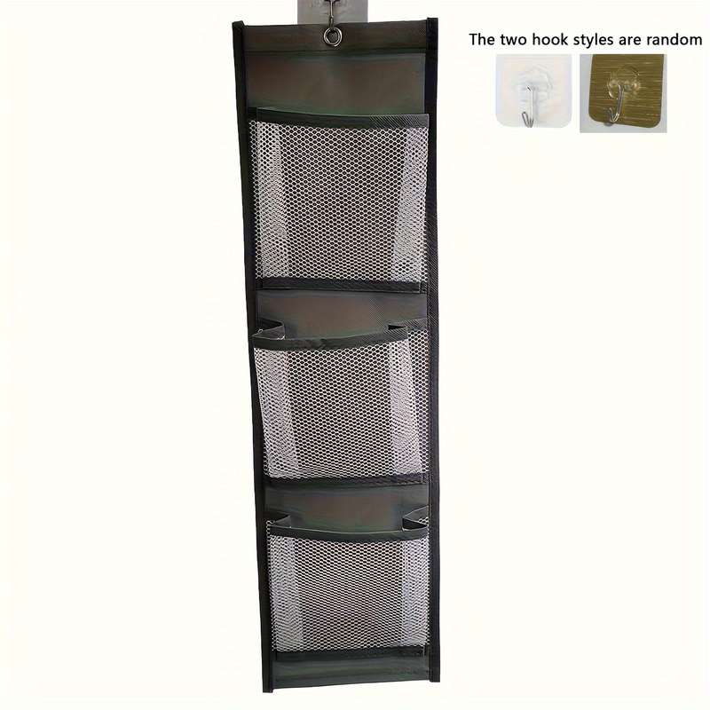 Door Hanging Clothes Organizer - Wall Mounted With 3 Pockets