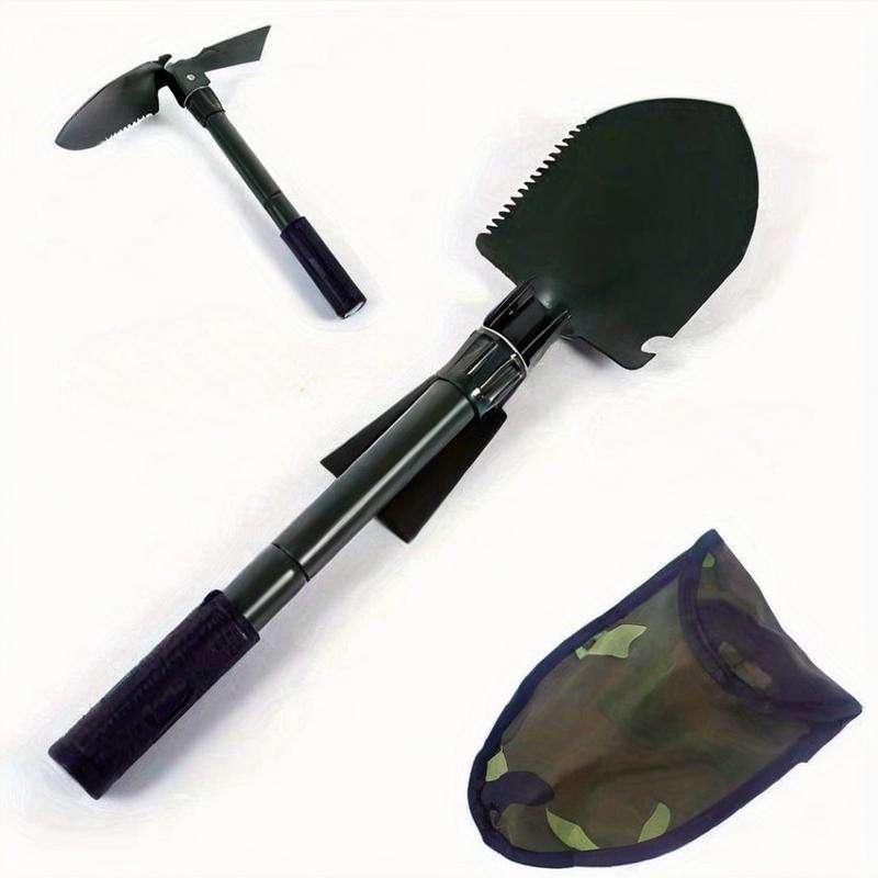 3-Piece Folding Shovel Set With Compass