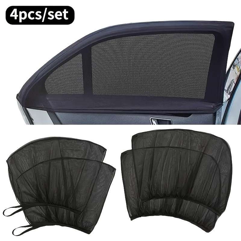 4-Piece Car Side Window Visor Set