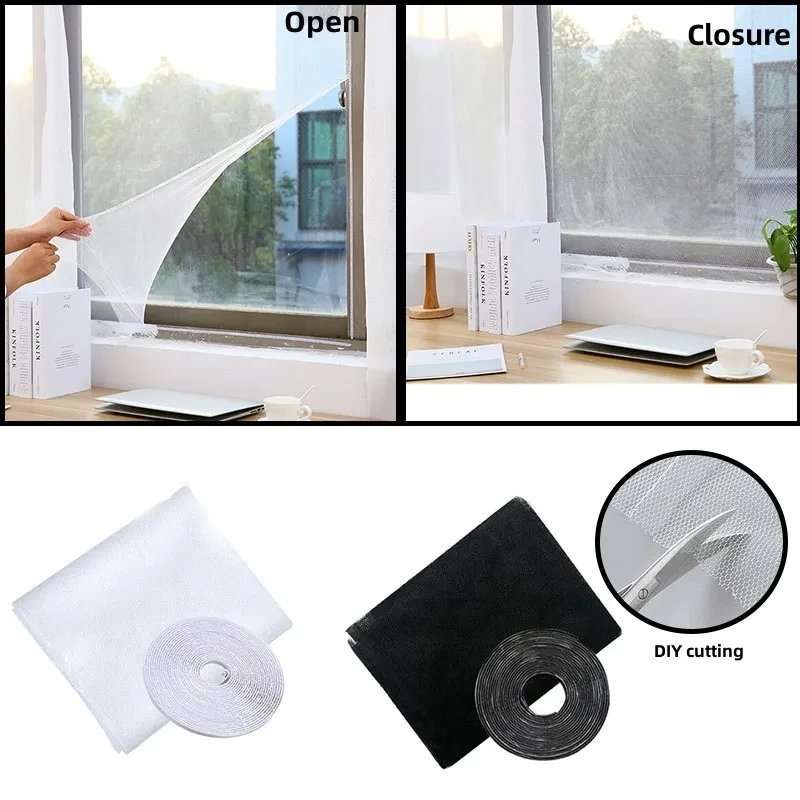 Easy To Install Self-Adhesive Window Screens