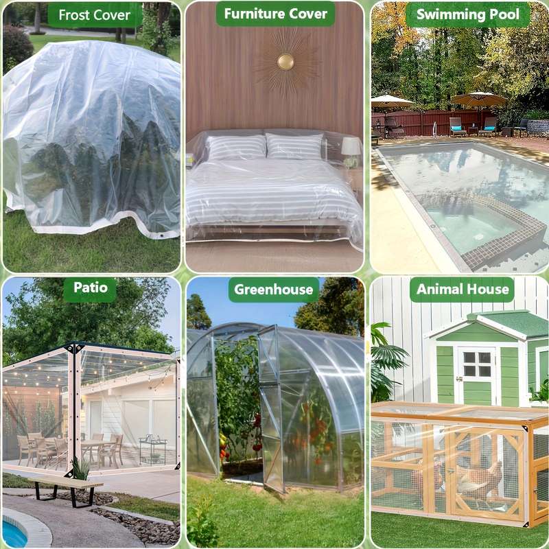 Durable Transparent Pe Tarpaulin