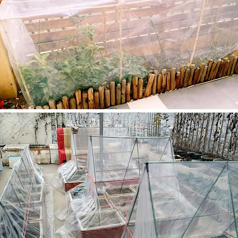 1 Piece Of Durable Clear Plastic Sheeting