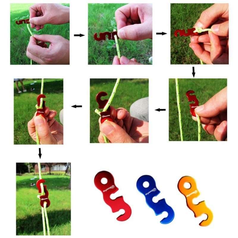 4 Pack Outdoor Camping Reflective Wind Ropes