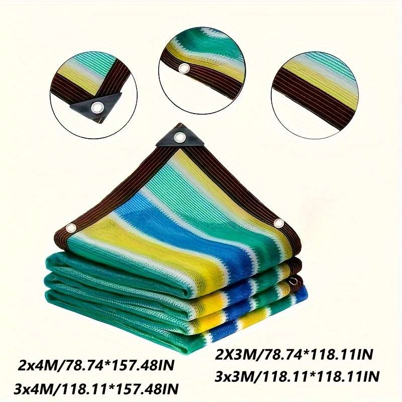 Multicolor Outdoor Sunshade Net