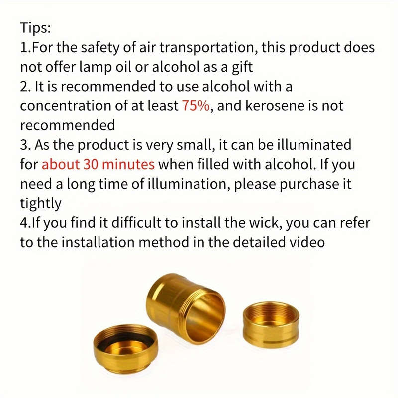 Stainless Steel Mini Alcohol Lamp