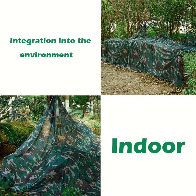 300D Camouflage Net - 4 Color American Pattern