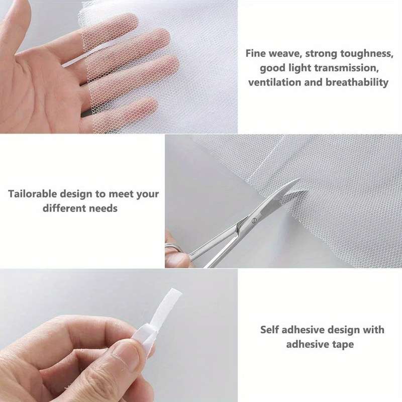Easy To Install Self-Adhesive Window Screens