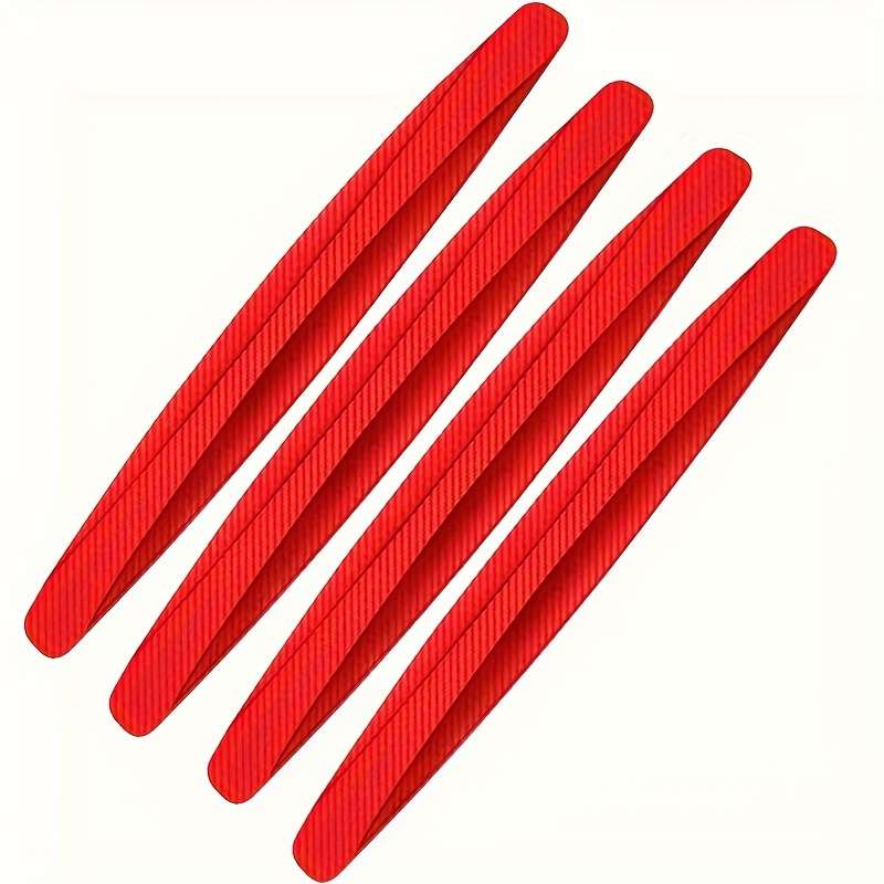4 Pieces Universal Carbon Fiber Scratch-Proof Car Protectors