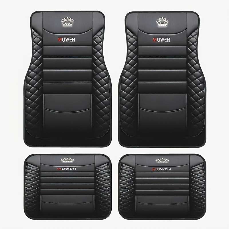 4-Piece Universal PE Car Floor Mats Set