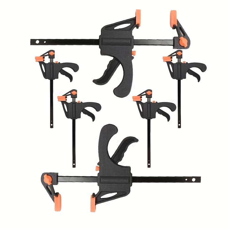 Set of 5 Quick Release F-Clamps