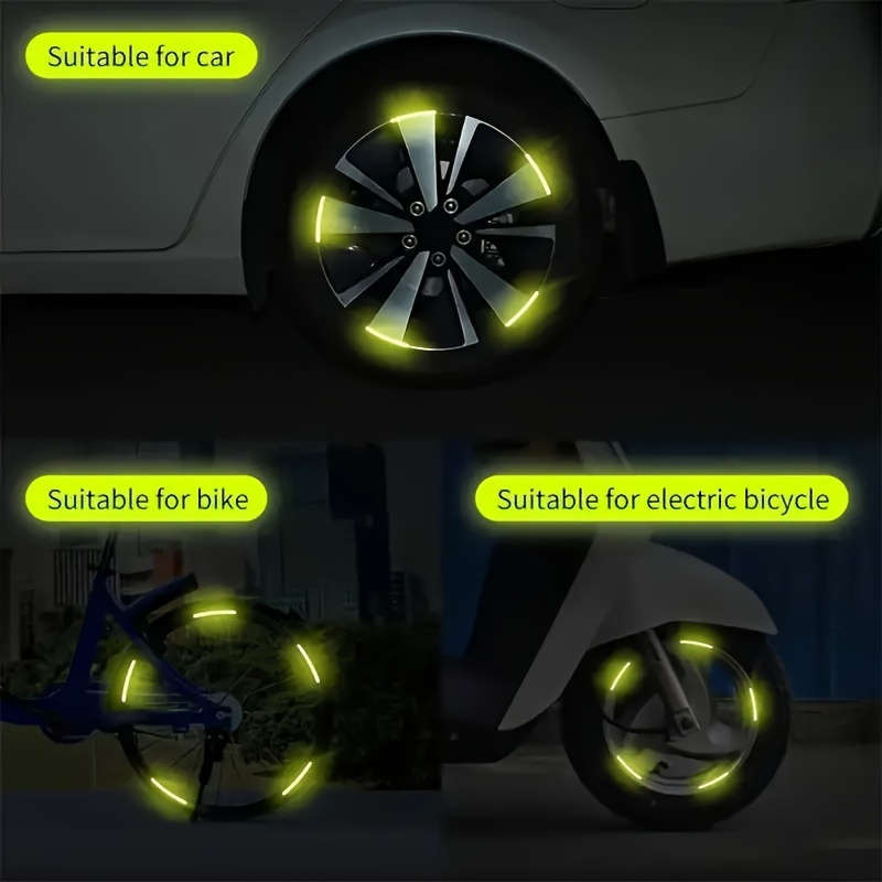 20 Pieces Reflective Wheel Stickers