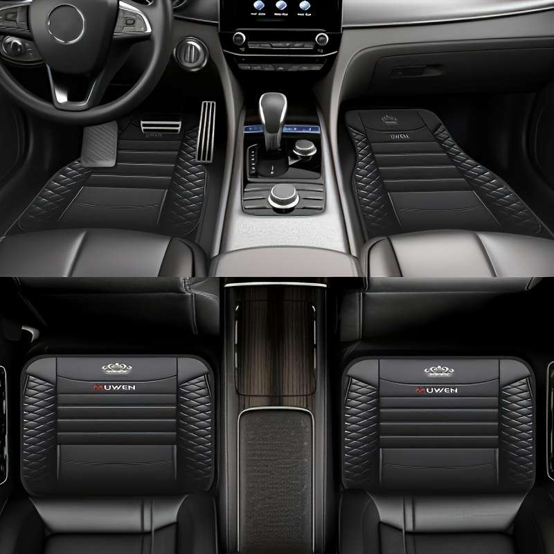 4-Piece Universal PE Car Floor Mats Set