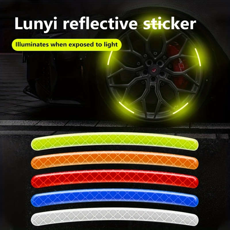20 Pieces Reflective Wheel Stickers
