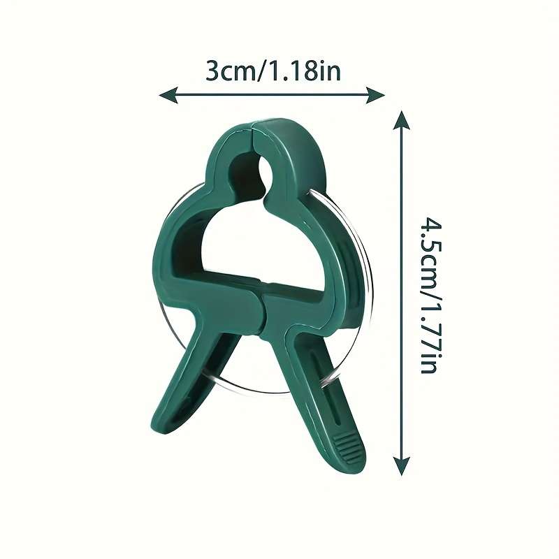 Set Of 50 Sturdy Plastic Clips