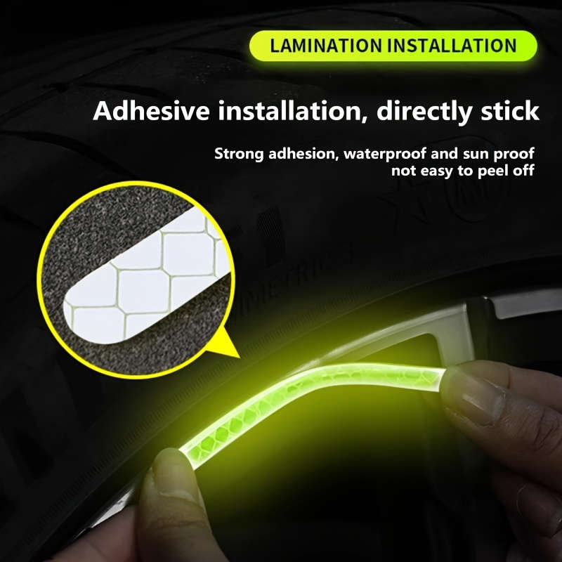 20 Pieces Reflective Wheel Stickers