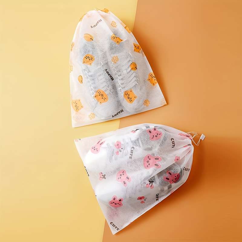 10-Piece Hanging Shoe Storage Bag Set