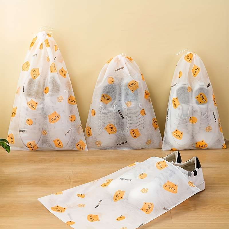 10-Piece Hanging Shoe Storage Bag Set