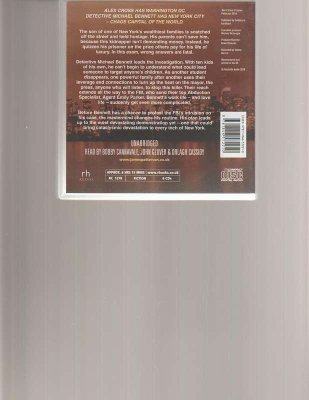 JAMES PATTERSON, WORST CASE AUDIO BOOK 6 CD'S