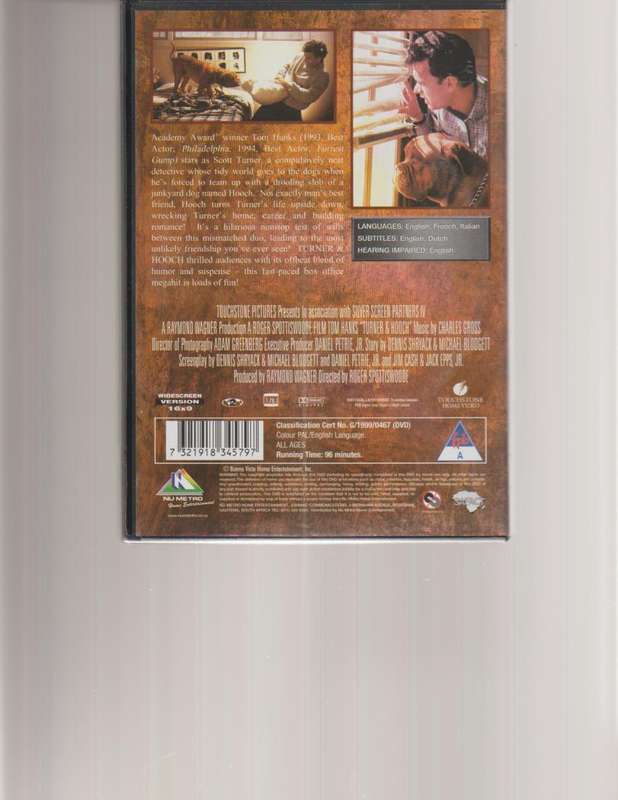 TURNER & HOOCH, DVD