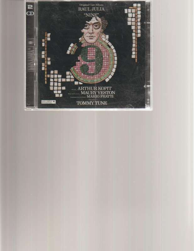 RAUL JULIA "NINE" THE MUSICAL DOUBLE CD SET