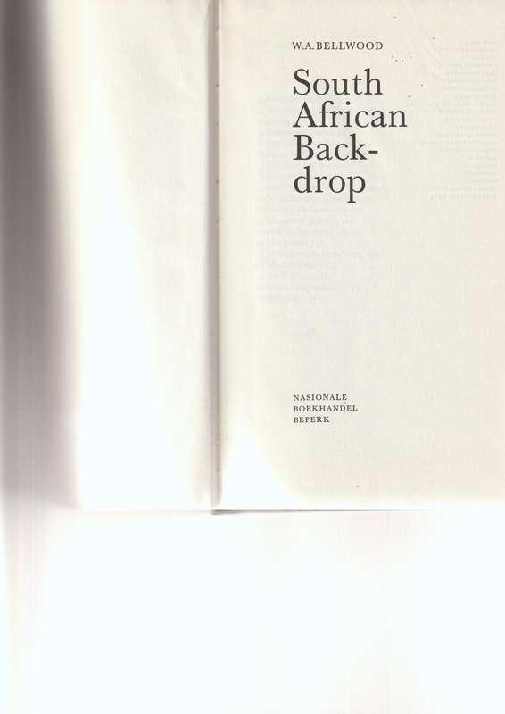 SOUTH AFRICAN BACK-DROP