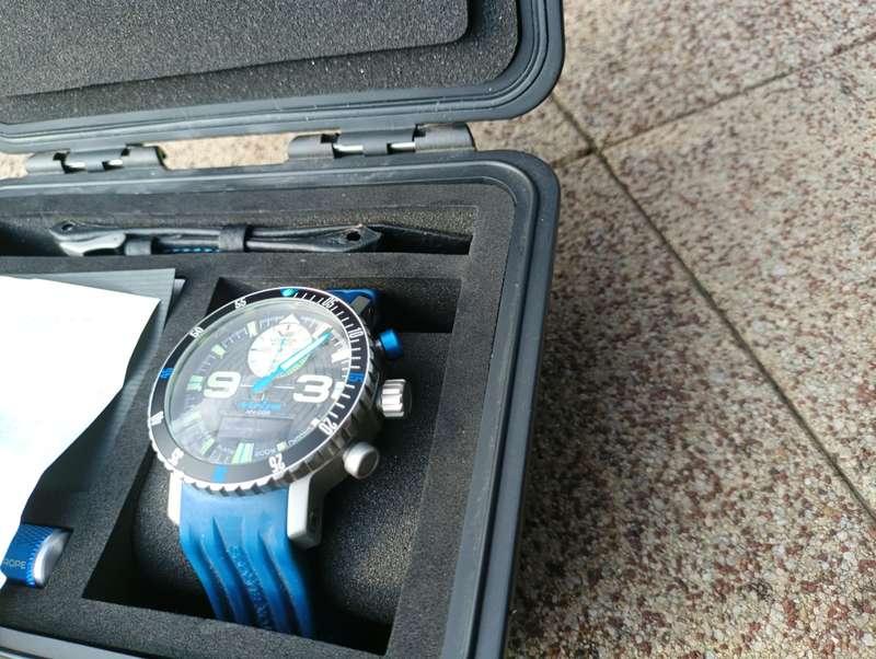 VOSTOK MRIYA WATCH IN HARD CASE WITH LEATHER & SILICONE STRAPS LIMITED EDITION NR. 157/3000