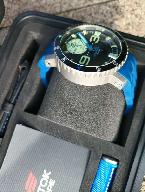 VOSTOK MRIYA WATCH IN HARD CASE WITH LEATHER & SILICONE STRAPS LIMITED EDITION NR. 157/3000