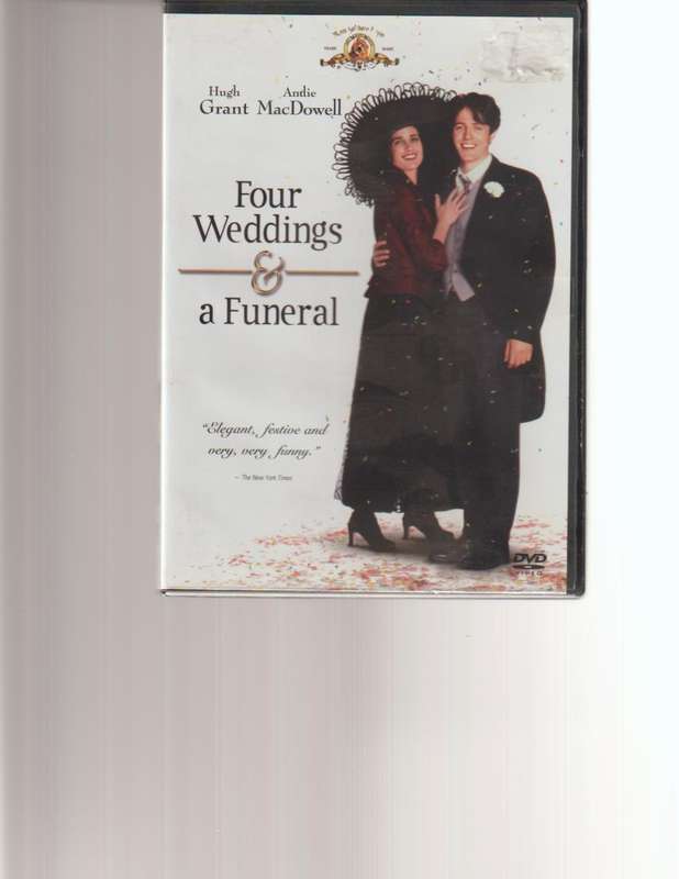 FOUR WEDDINGS AND A FUNERAL DVD