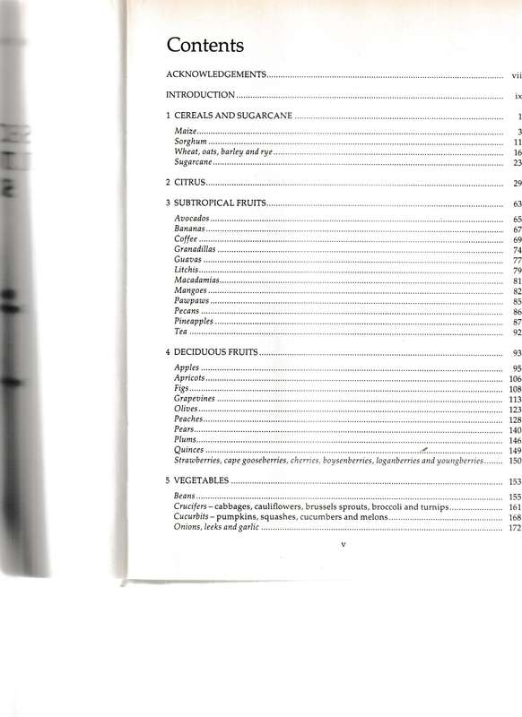 INSECTS AND MITES OF CULTIVATED PLANTS IN SOUTH AFRICA