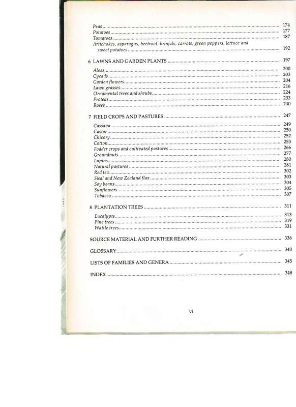 INSECTS AND MITES OF CULTIVATED PLANTS IN SOUTH AFRICA