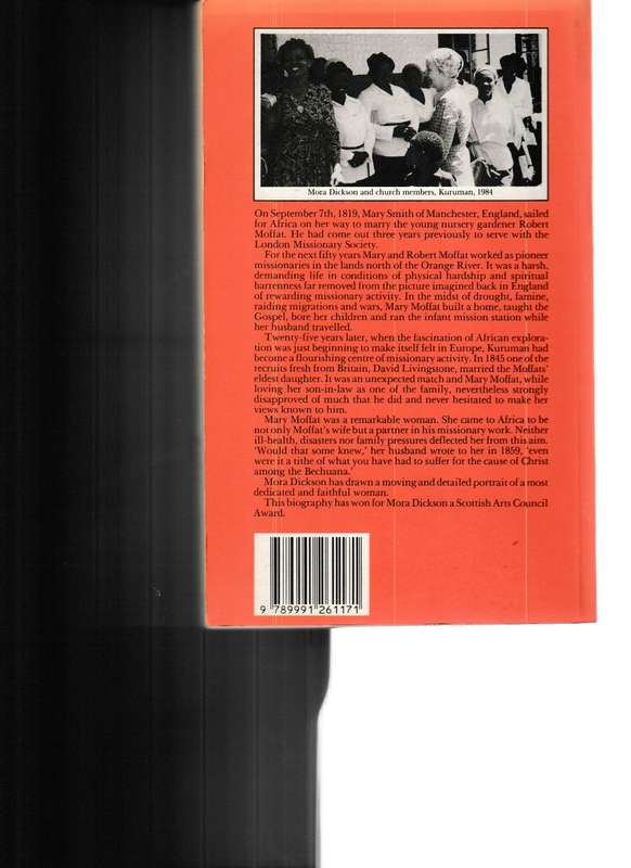 BELOVED PARTNER: MARY MOFFAT OF KURUMAN, A BIOGRAPHY BASED ON HER LETTERS