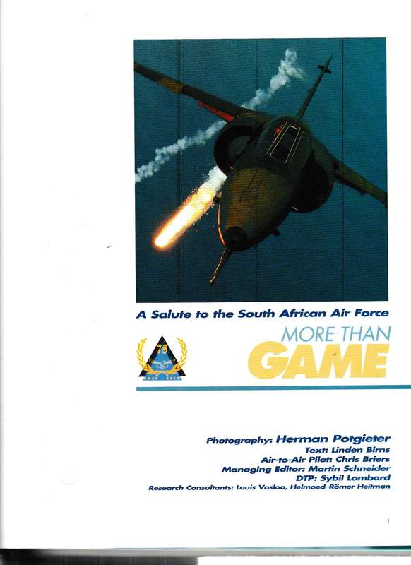 MORE THAN GAME by HERMAN POTGIETER