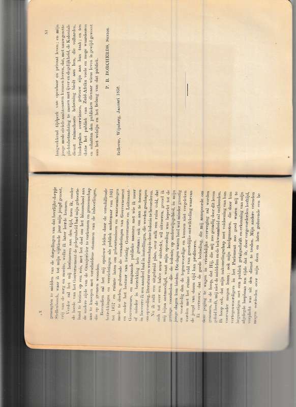 BLADEN UIT DE MEMOIRS VAN PETRUS BORCHARDUS BORCHERDS