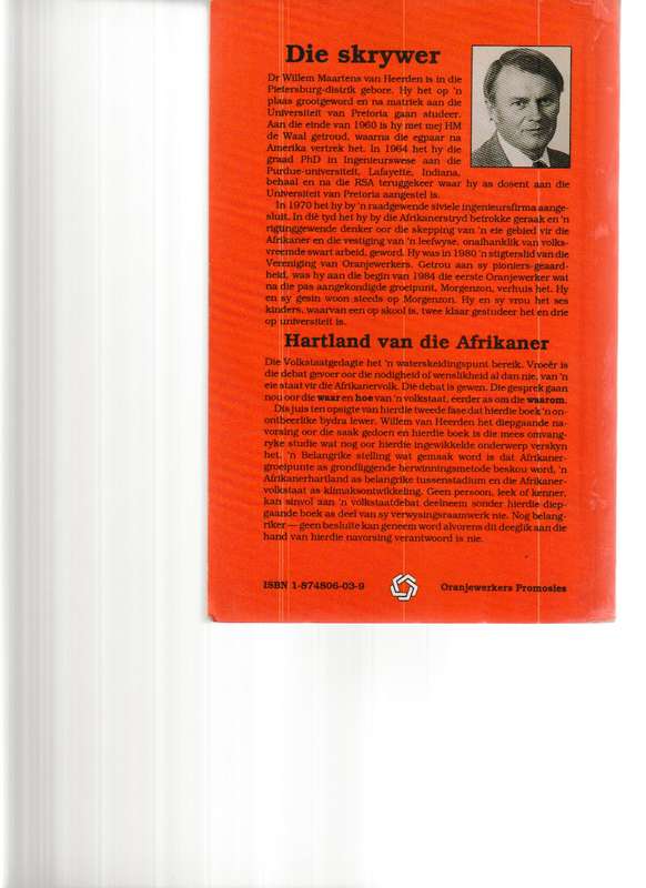 HARTLAND VAN DIE AFRIKANER *GETEKEN*