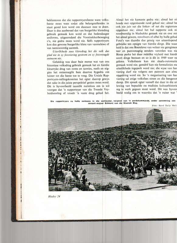 DIE HULDEJAAR 1949 - VOORTREKKER-MONUMENT