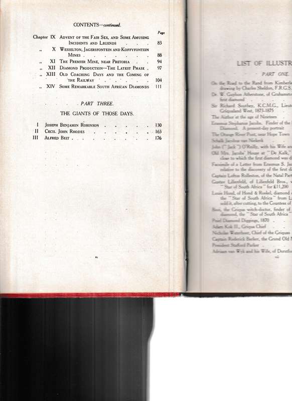 THE GRAND OLD DAYS OF THE DIAMOND FIELDS by GEORGE BEET 1 ST. ED.