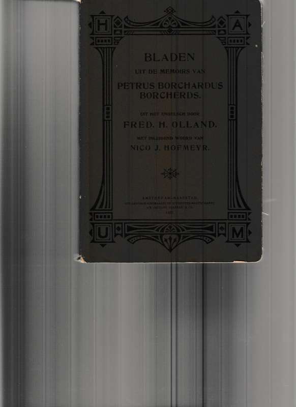 BLADEN UIT DE MEMOIRS VAN PETRUS BORCHARDUS BORCHERDS